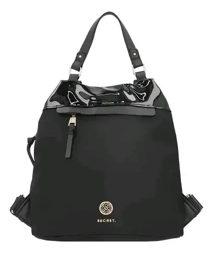 Mochila mujer Secret negra - 5