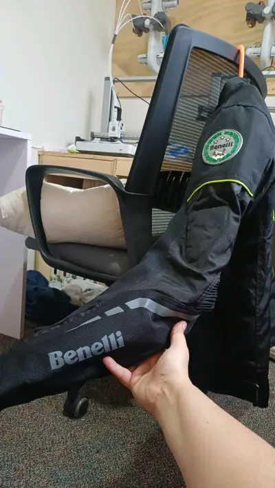 Chaqueta de moto Benelli negra XL - miniatura 3