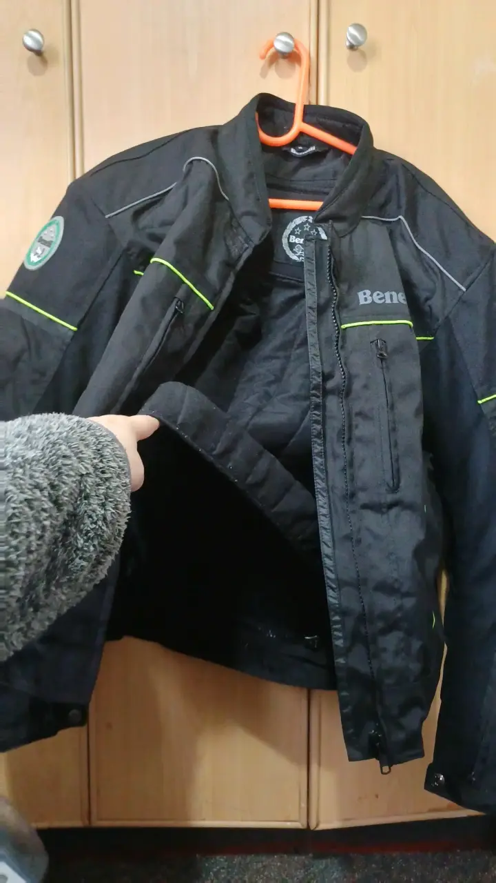 Chaqueta de moto Benelli negra XL - 4