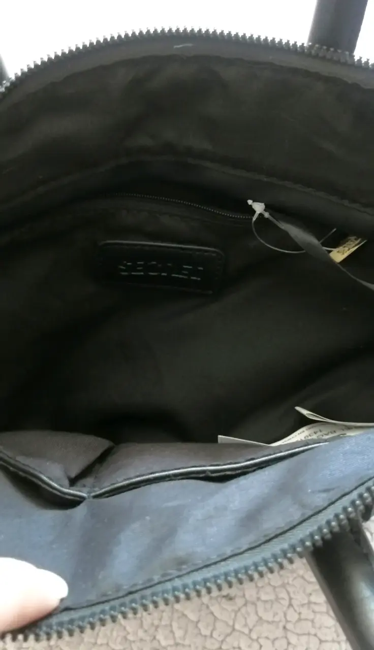 Cartera negra Secret elegante - 2