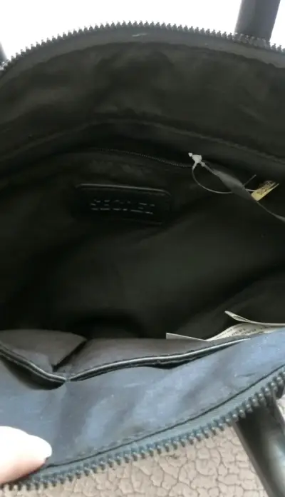 Cartera negra Secret elegante - miniatura 2