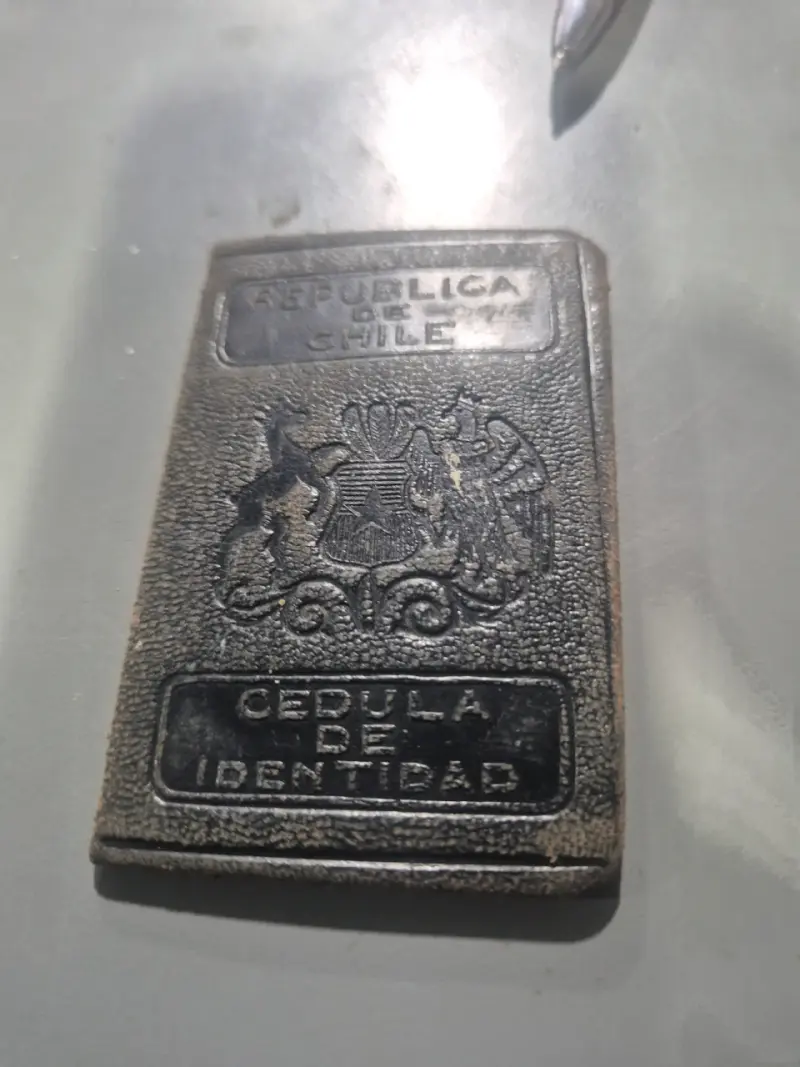 Cédula de Identidad Chilena Antigua