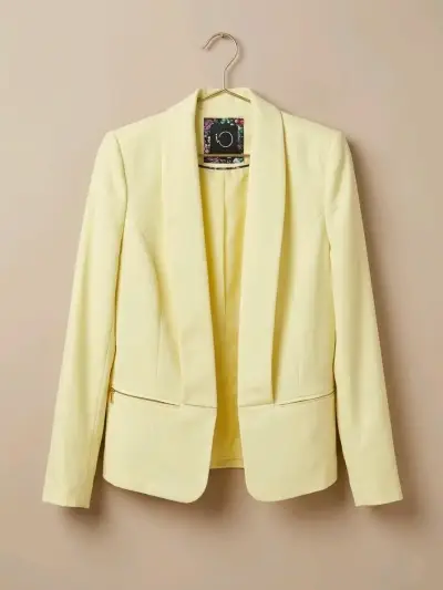 Blazer amarillo claro - miniatura 1