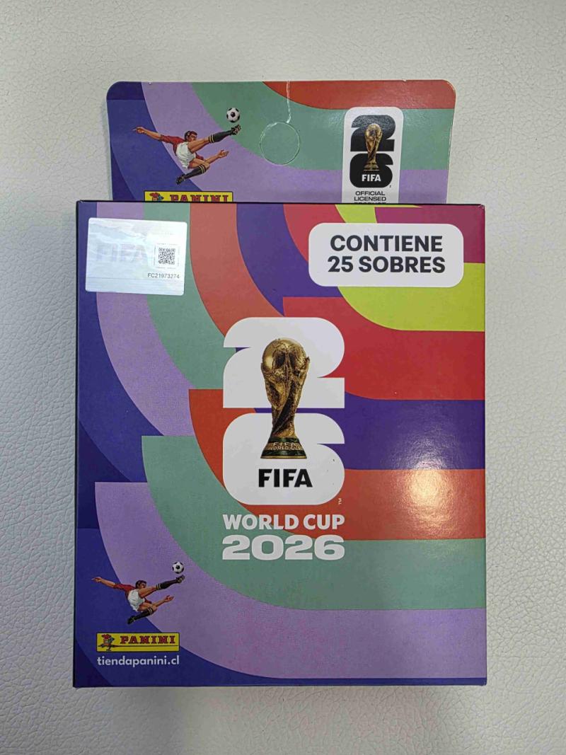 Caja 25 sobres Panini Mundial 2026 - 1