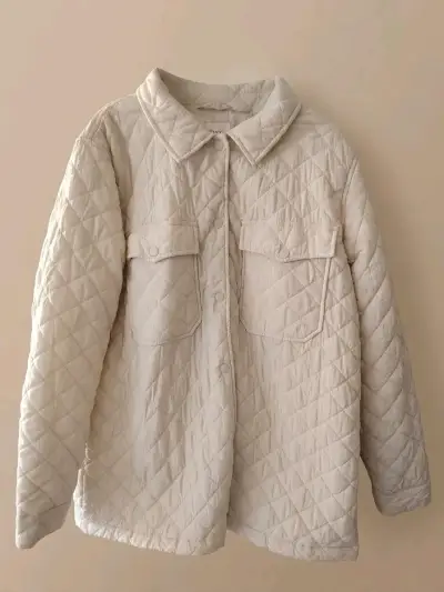 Chaqueta acolchada beige - miniatura 1
