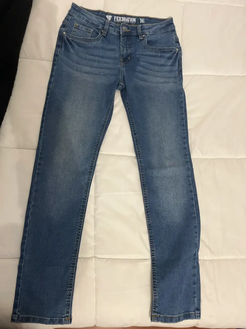 Jeans azul desgastado - 4