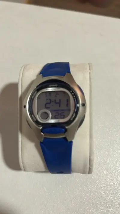 Reloj digital deportivo azul - miniatura 4