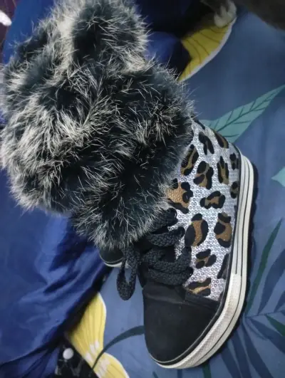 Zapatillas de invierno con  animal print chiporro - miniatura 2