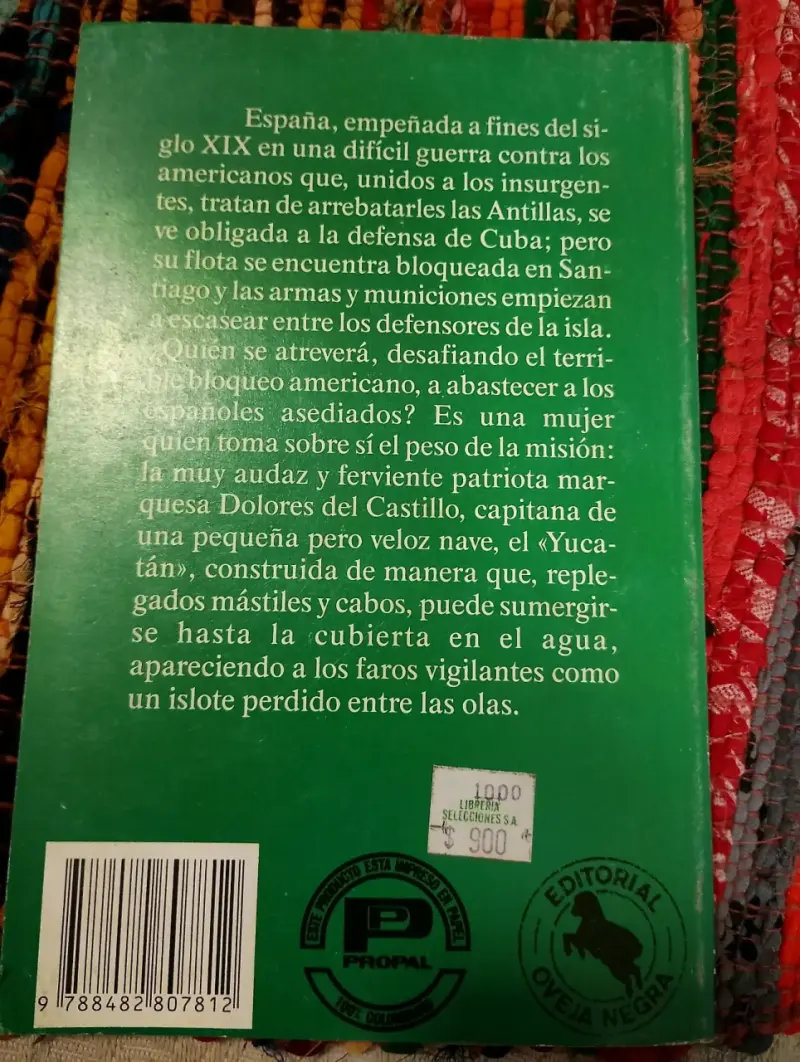 Libro 'La Capitana del Yucatán' Emilio Salgari - 2