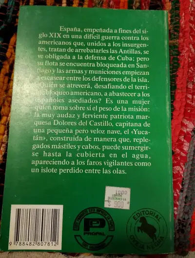 Libro 'La Capitana del Yucatán' Emilio Salgari - miniatura 2
