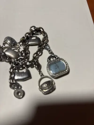 Reloj Pulsera Citizen solar de dijes plateada - miniatura 1