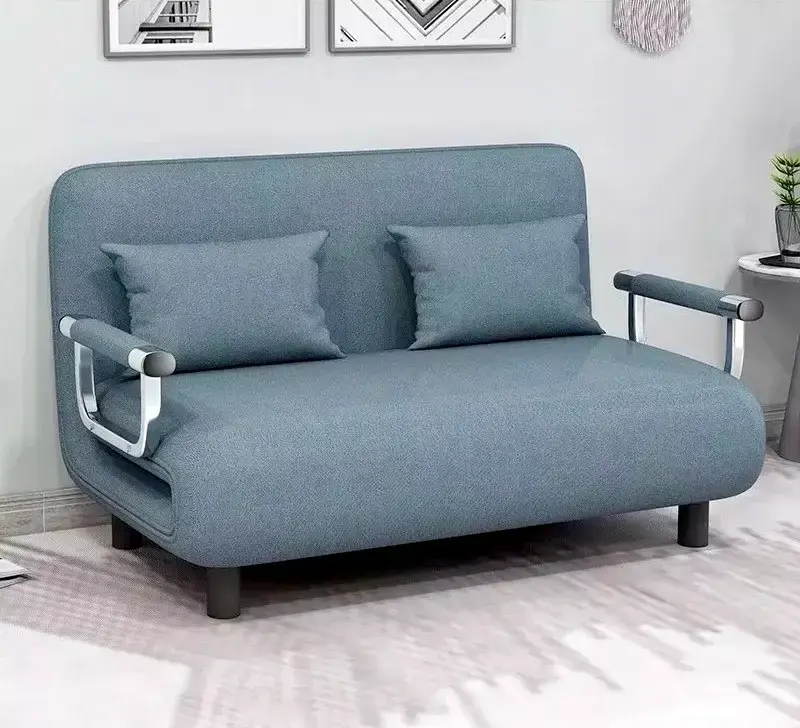 SOFA CAMA EXTENSIBLE AZUL - 1