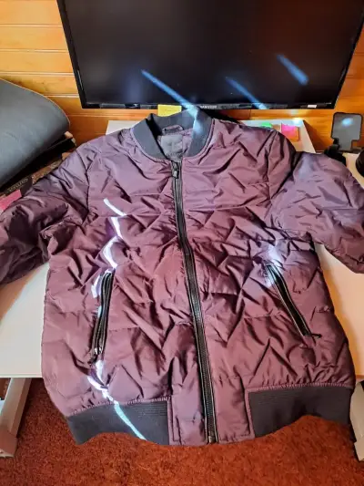 Chaqueta bomber acolchada pluma - miniatura 1