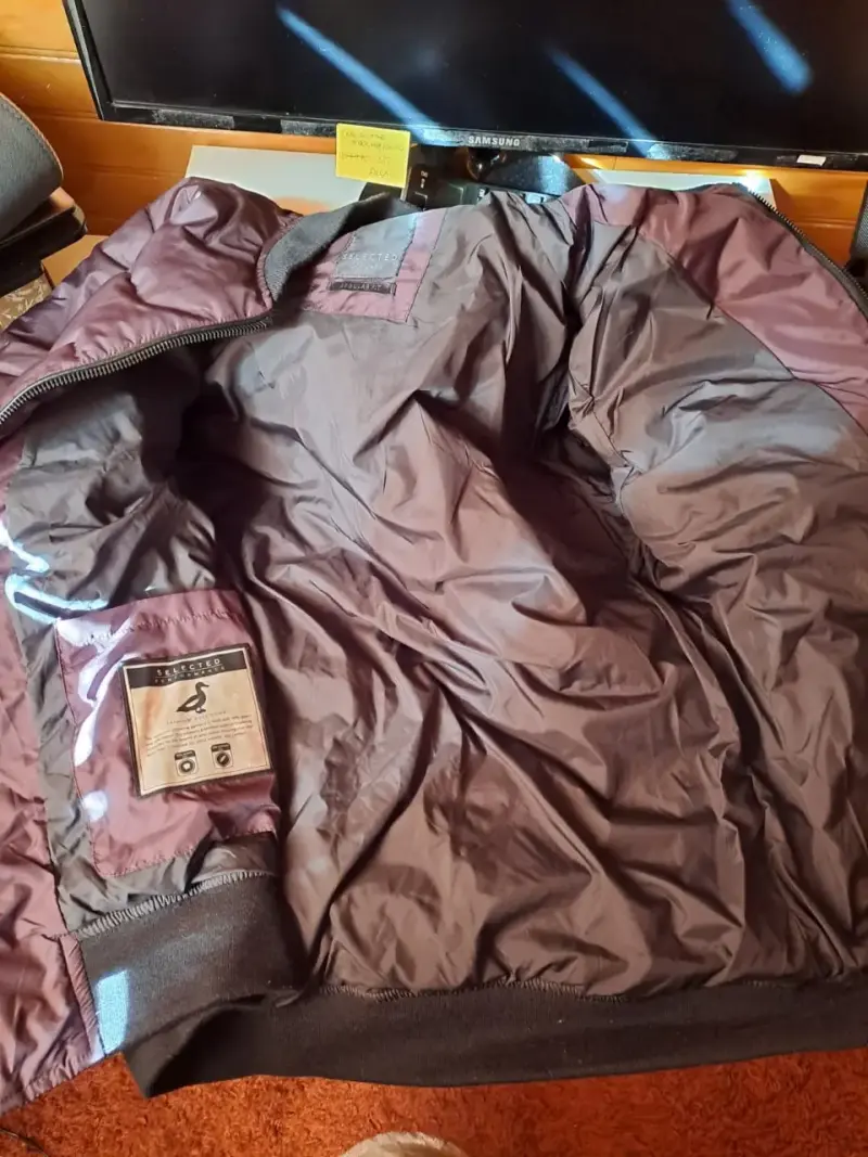 Chaqueta bomber acolchada pluma - 3