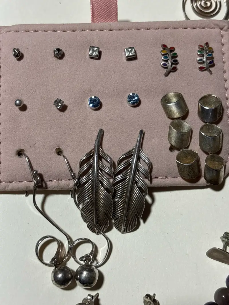 Aros variados en plata - 2