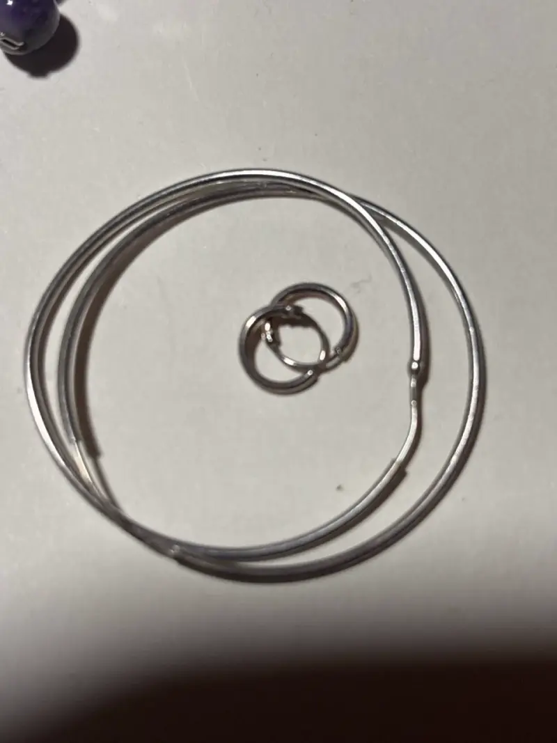 Aros variados en plata - 5