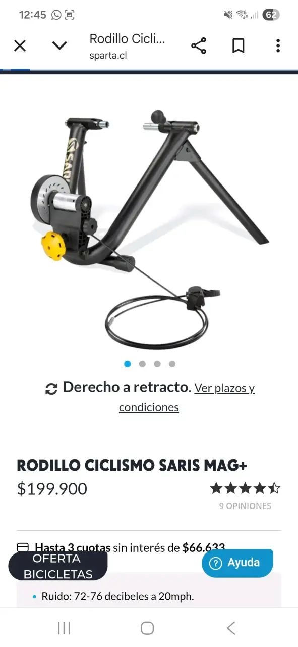 Rodillo ciclismo Saris Mag+