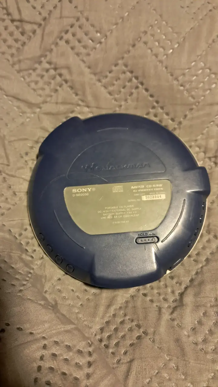 Reproductor Sony CD Walkman azul - 2