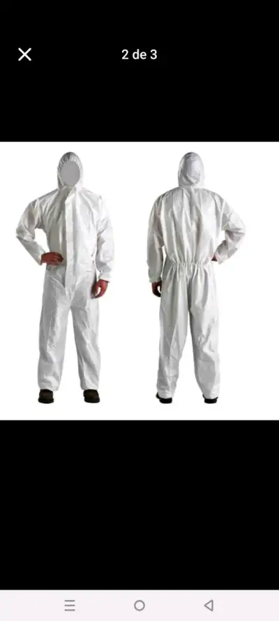 Guantes de Cabretilla de trabajo blancos - miniatura 3