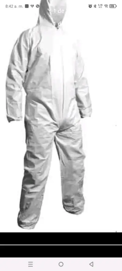 Guantes de Cabretilla de trabajo blancos - miniatura 4