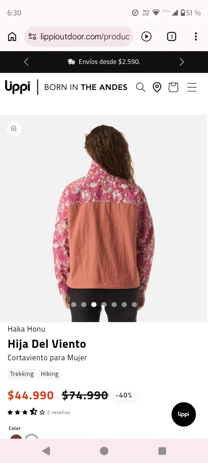 Cortaviento Haka Honu para Mujer - 2