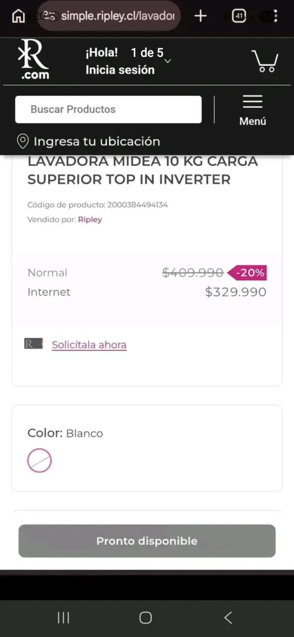 Lavadora automática blanca - 4