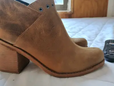 Botines de cuero marrón - miniatura 2