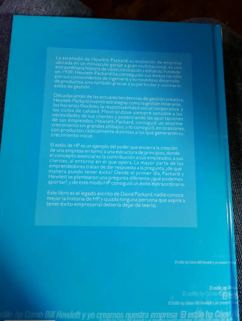 Libro El estilo HP - 2