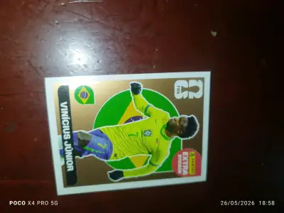 Lámina Panini Vinicius Junior extra 2026 - miniatura 1