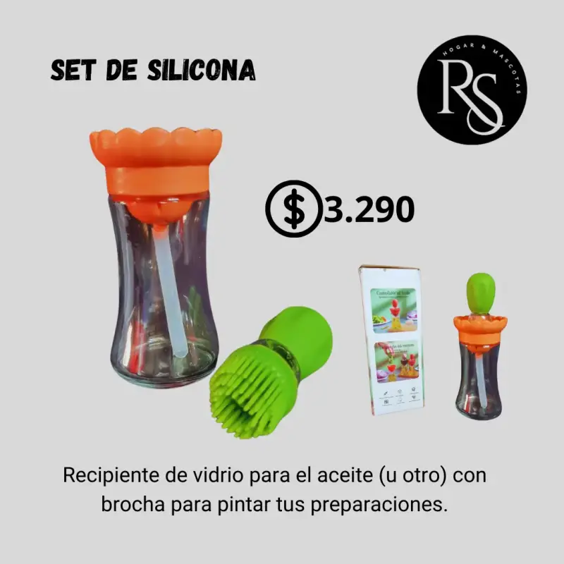 Set de silicona para cocina