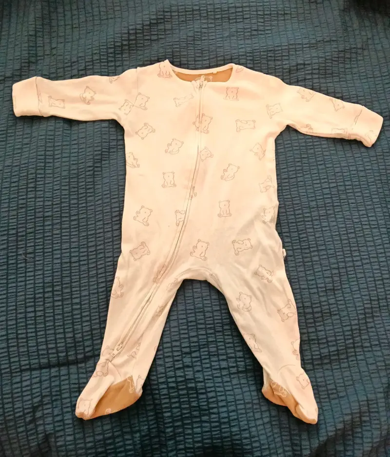 Pijama enterizo de bebé con cierre - 2
