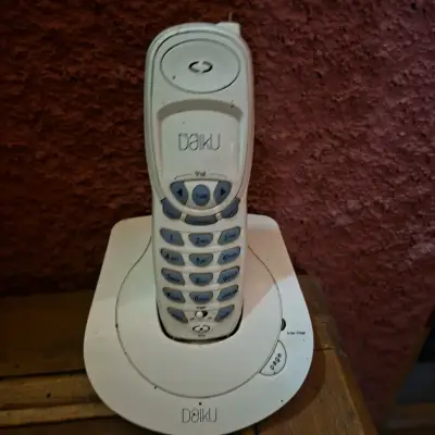 Teléfono inalámbrico Daiku blanco - miniatura 1