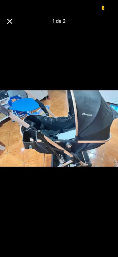 Coche cuna con silla huevito - miniatura 1
