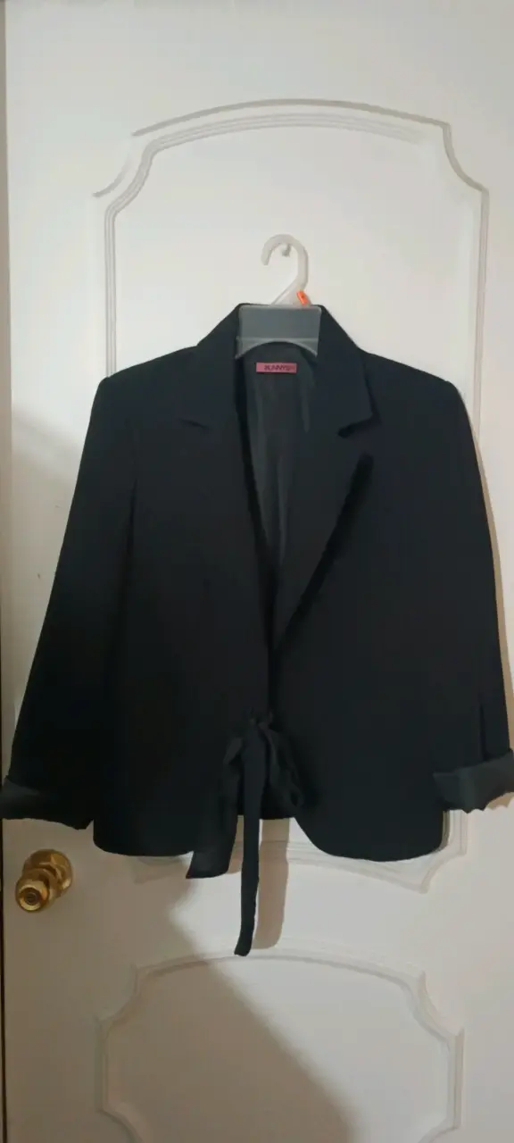 Blazer negro elegante mujer - 2