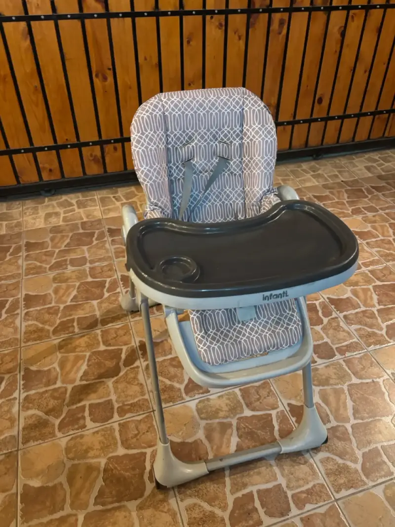 Silla de comer infantil plegable - 1