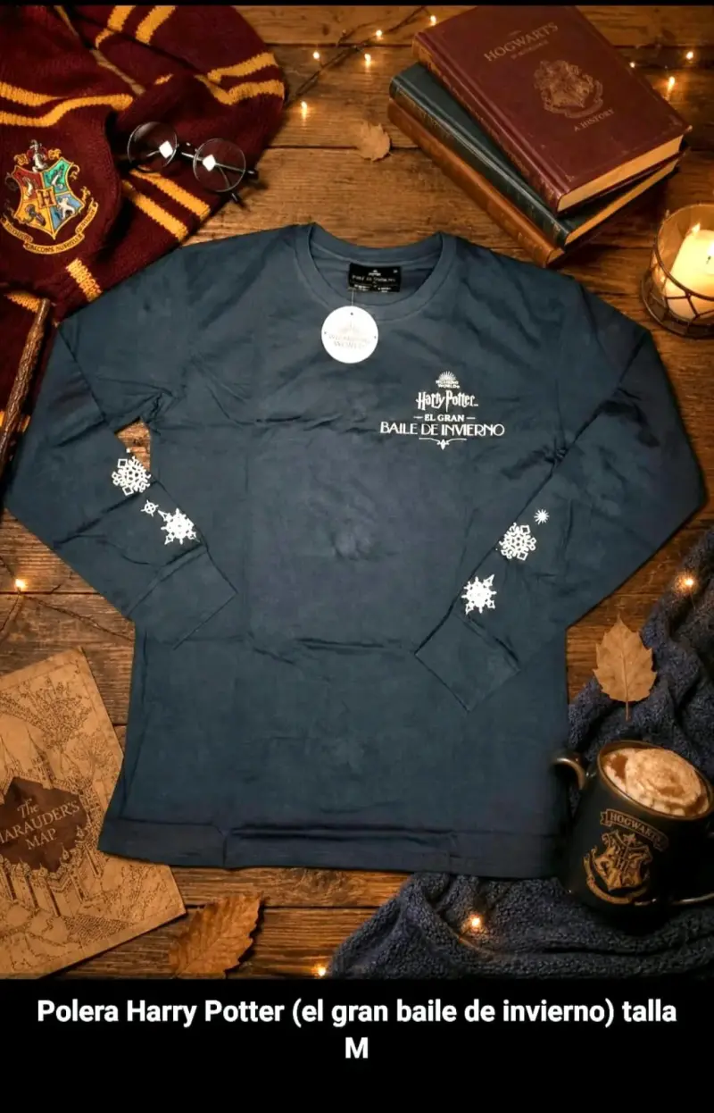 Polera Harry Potter azul