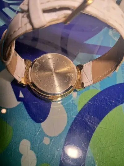 Reloj de pulsera cuarzo blanco - miniatura 2
