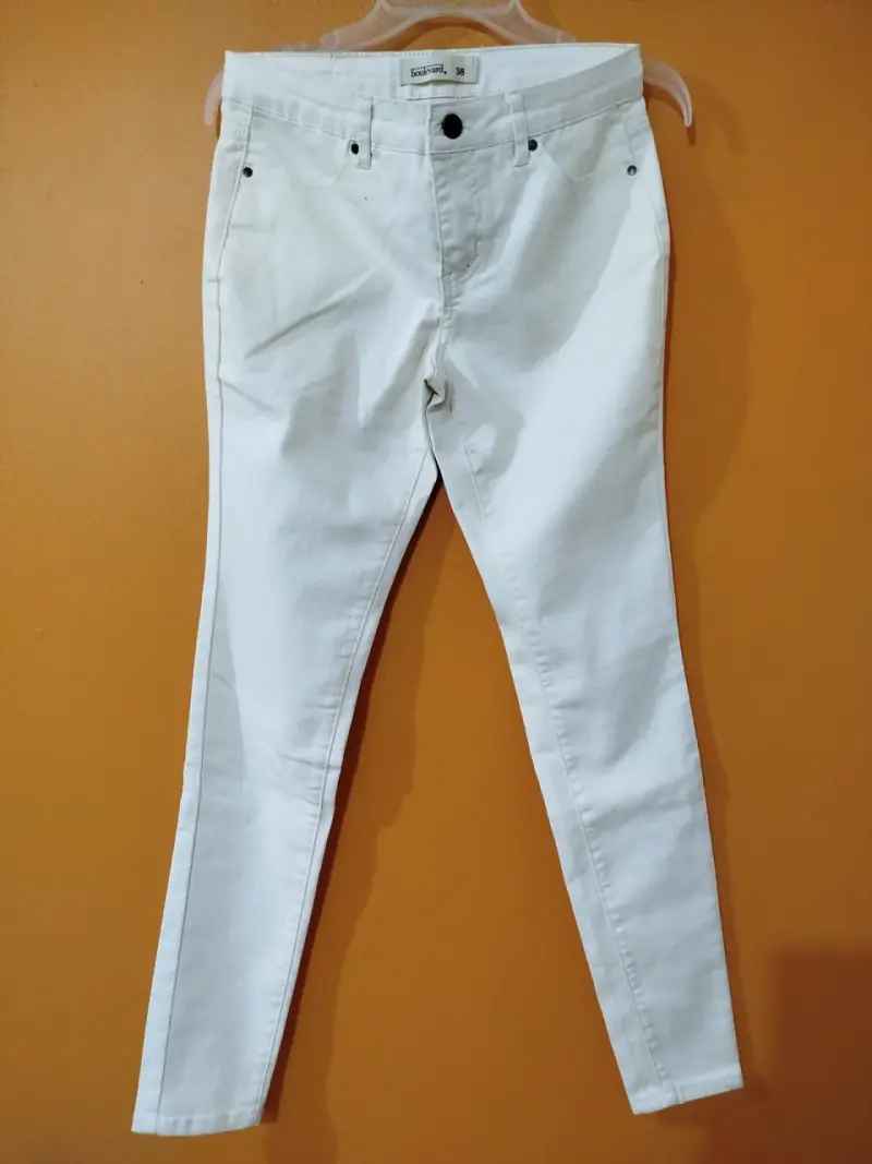 Pantalones blancos Badin 38 - 1