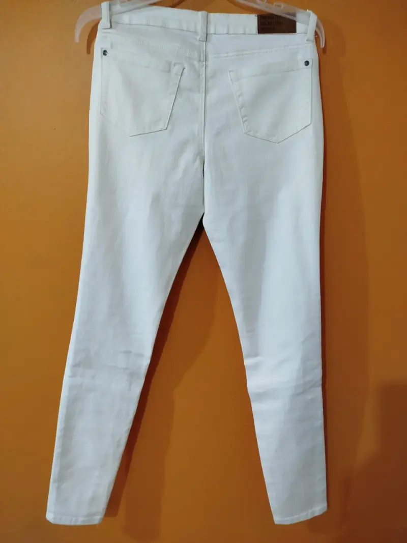 Pantalones blancos Badin 38 - 2