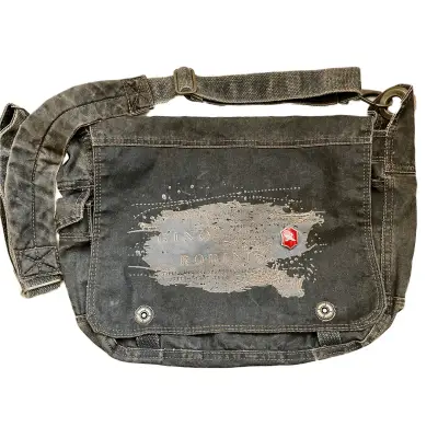 Bolso Bandolera Tela Marca Gino Rodinis Unisex - miniatura 2