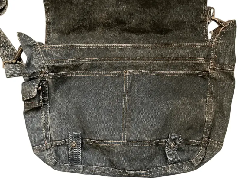 Bolso Bandolera Tela Marca Gino Rodinis Unisex - 4