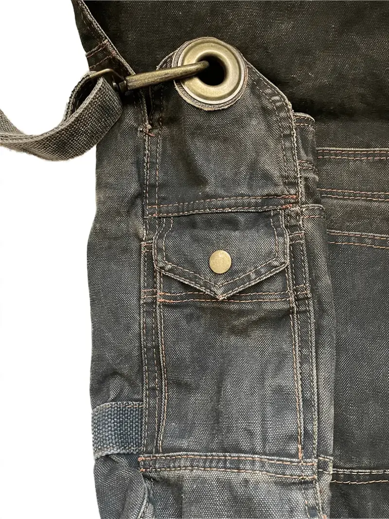 Bolso Bandolera Tela Marca Gino Rodinis Unisex - 5