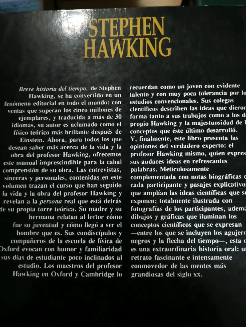 Libro Breve Historia del Tiempo - 2