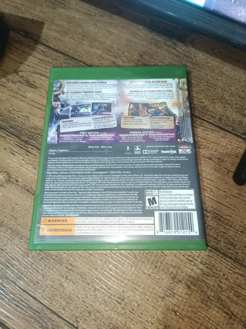 Saints Row IV: Re-Elected & Gat out of Hell  Usado - 2