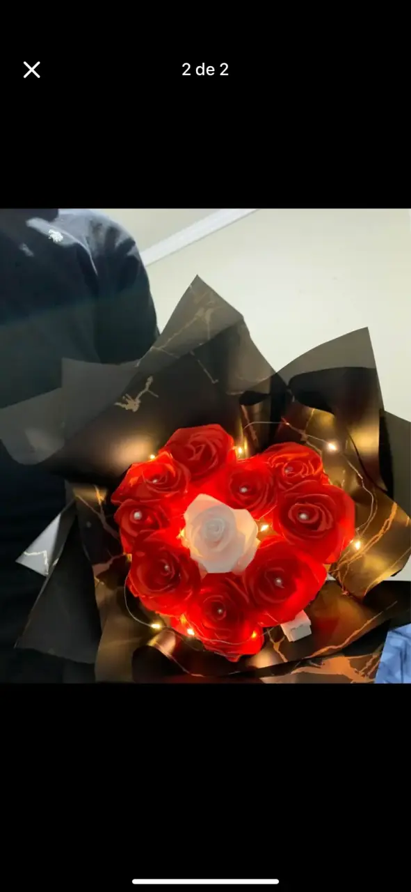 Ramo de flores artificiales con luces!!✨ - 1