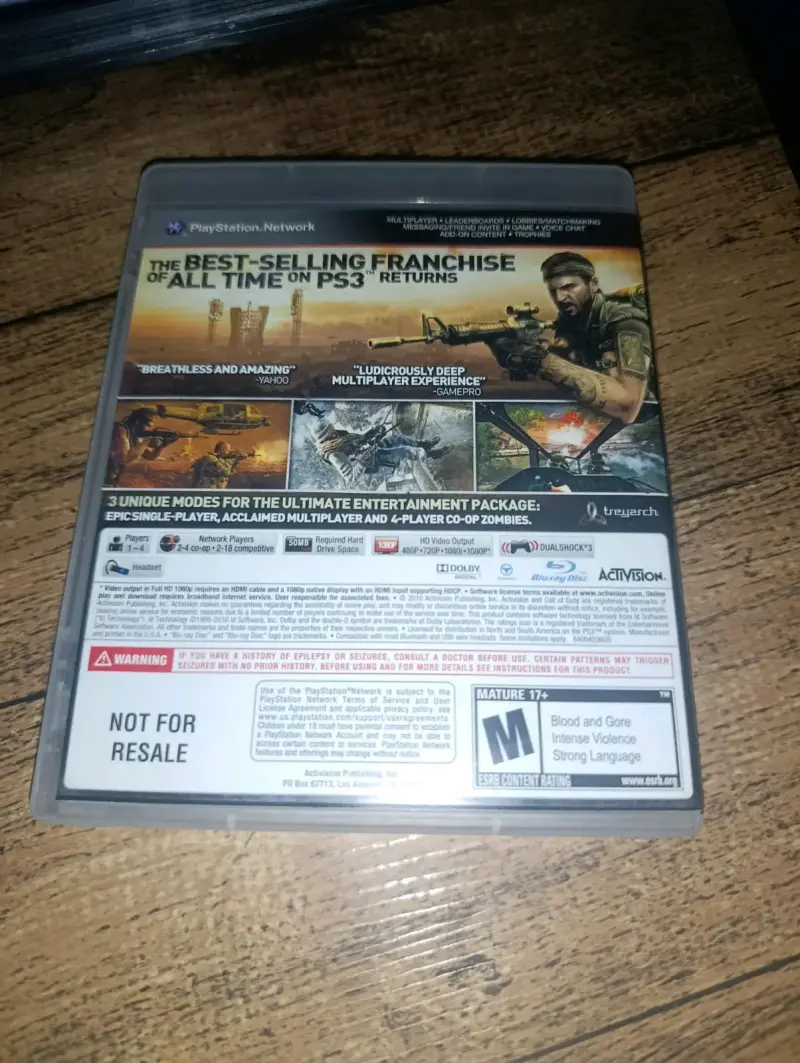 Call of Duty Black Ops PS3 Usado - 2