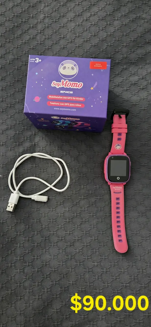 Reloj inteligente infantil rosa - 2