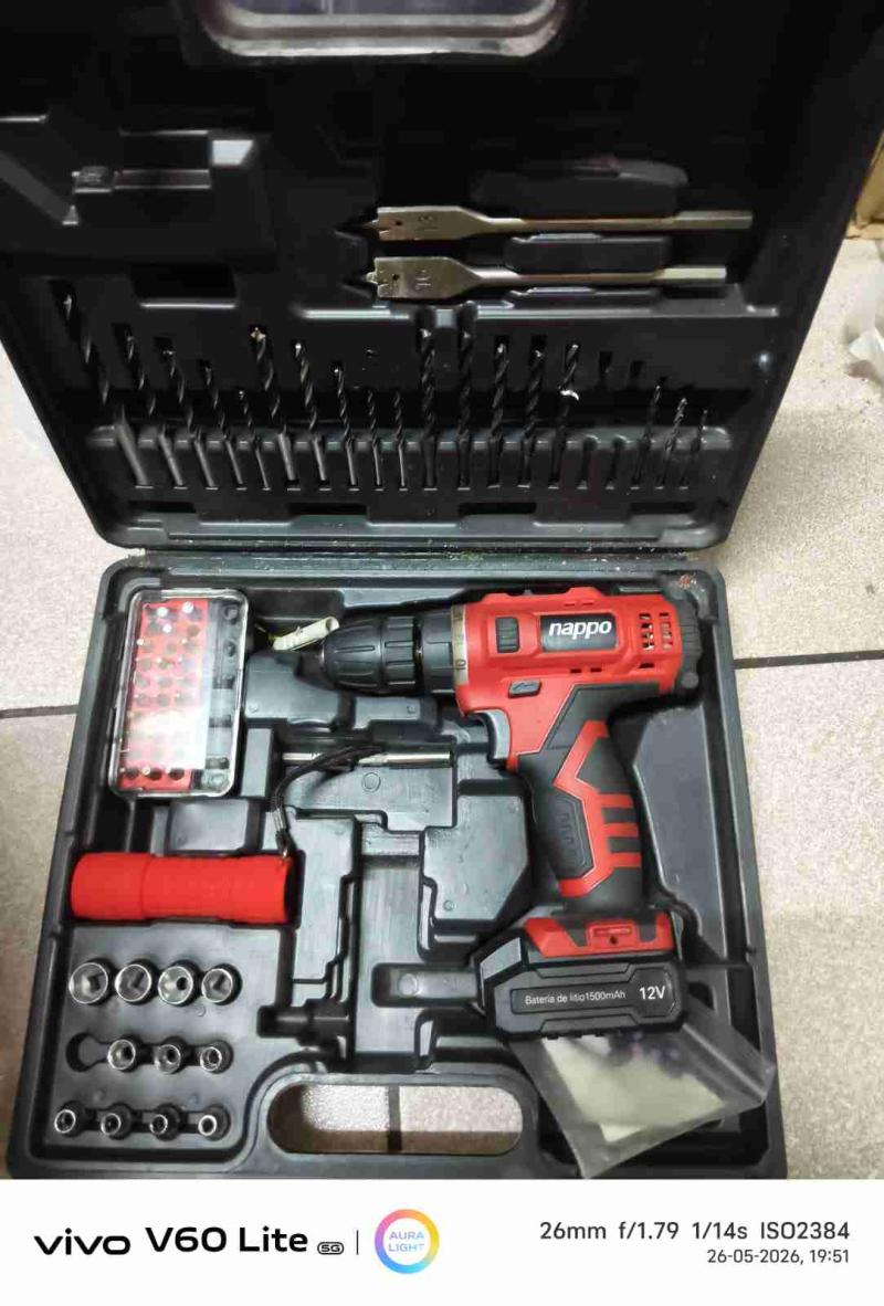 Taladro inalámbrico Nappo 12V