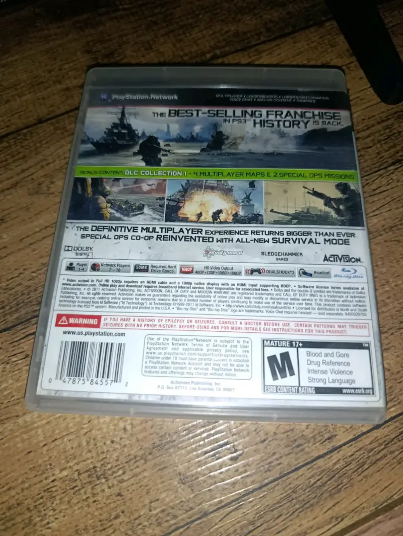 Call of Duty Modern warfare 3 PS3 Usado - 2