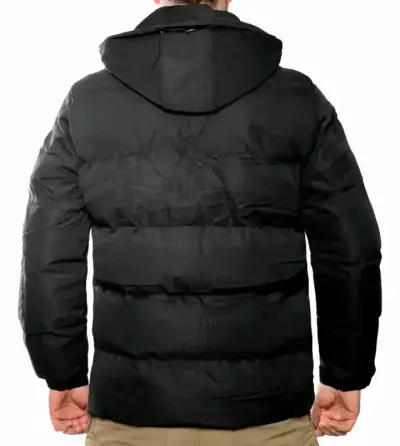 Parka negra acolchada y ultra térmica talla M - miniatura 5